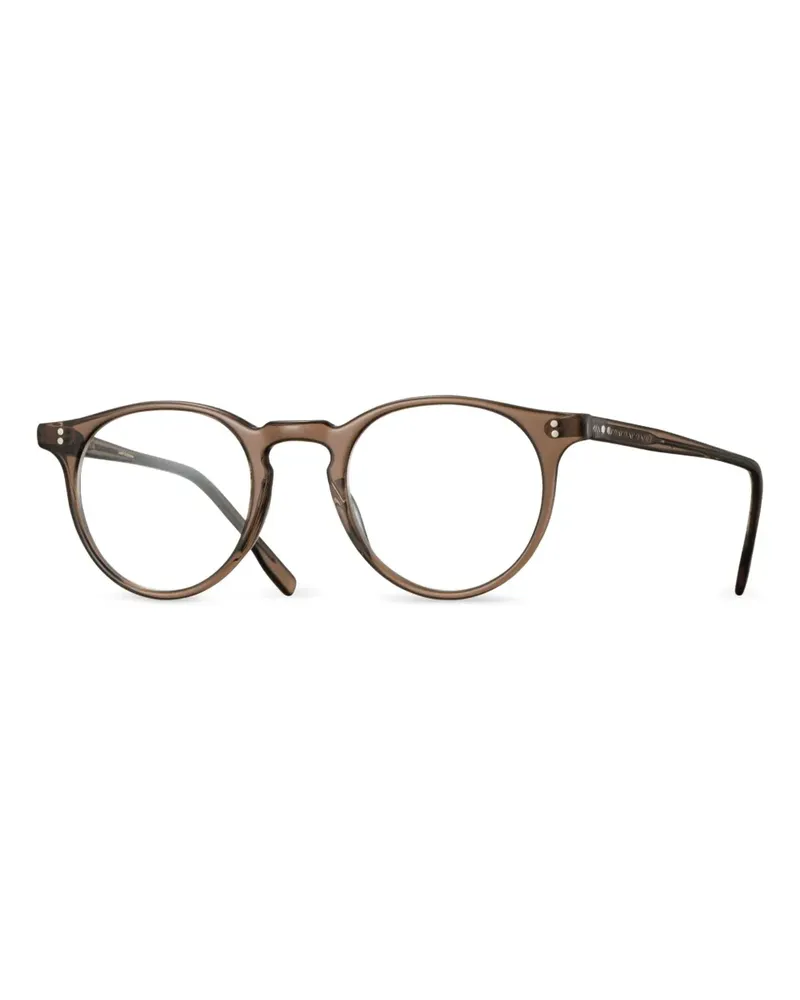 EYEVAN 7285 Brille mit rundem Gestell - Braun Braun