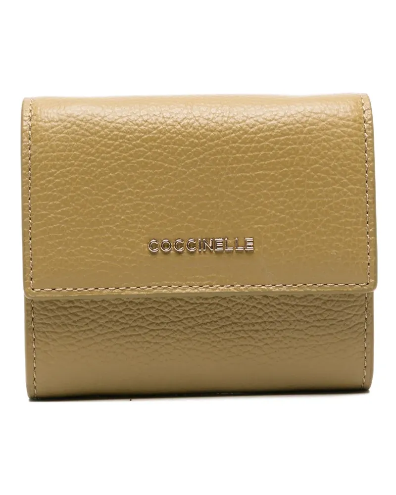 Coccinelle Metallic Soft wallet - Grün Grün