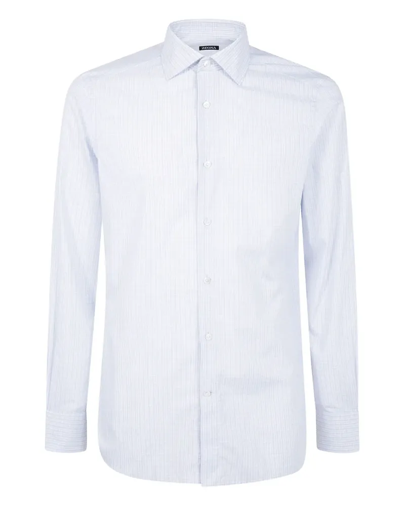 Ermenegildo Zegna Kariertes Hemd - Blau Blau