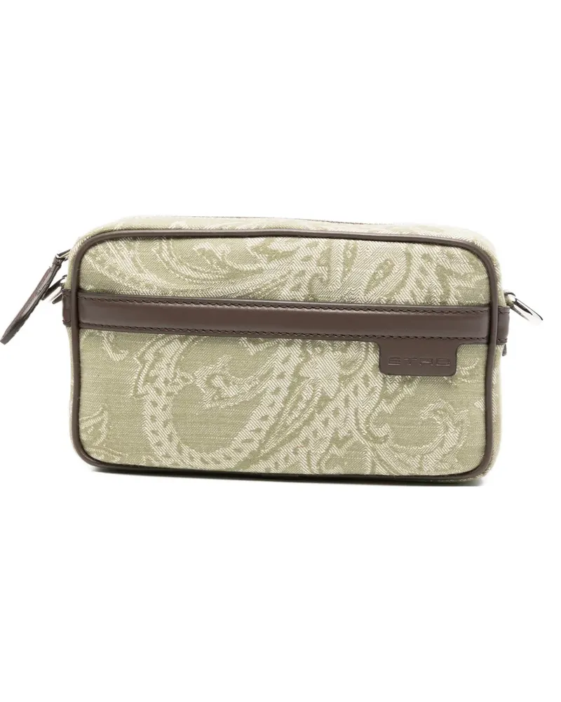 Etro Kuriertasche mit Print - Grün Grün