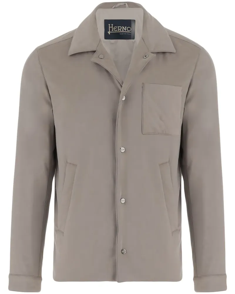 Herno Jacke mit Knöpfen - Grau Grau