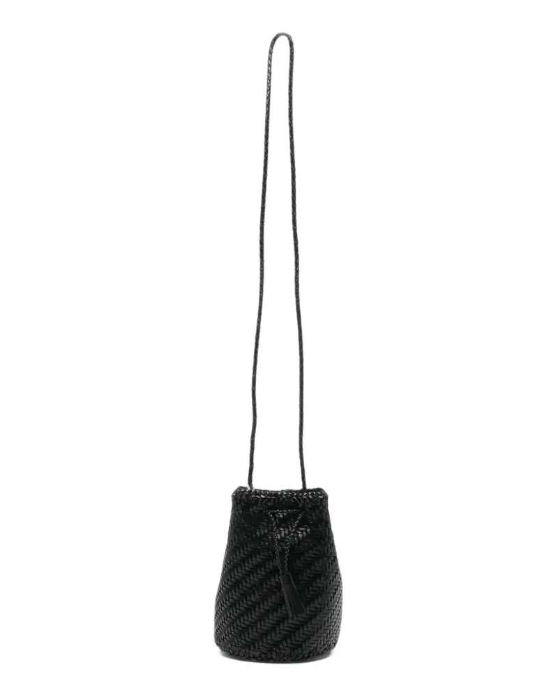 Dragon Diffusion Pompom Double Jump bucket bag - Schwarz Schwarz