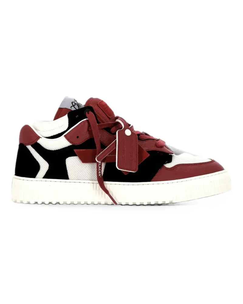 OFF-WHITE Sneakers mit Wildledereinsätzen - Rot Rot