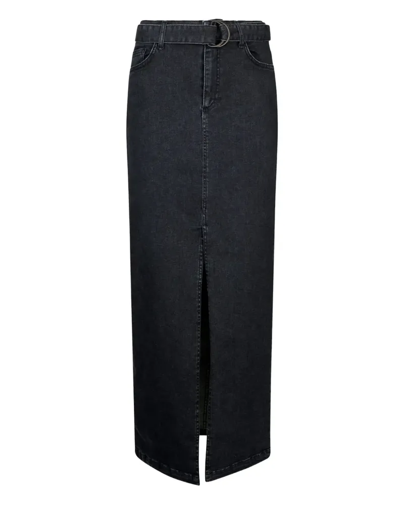 Liu Jo Jeans-Maxirock mit Gürtel - Grau Grau