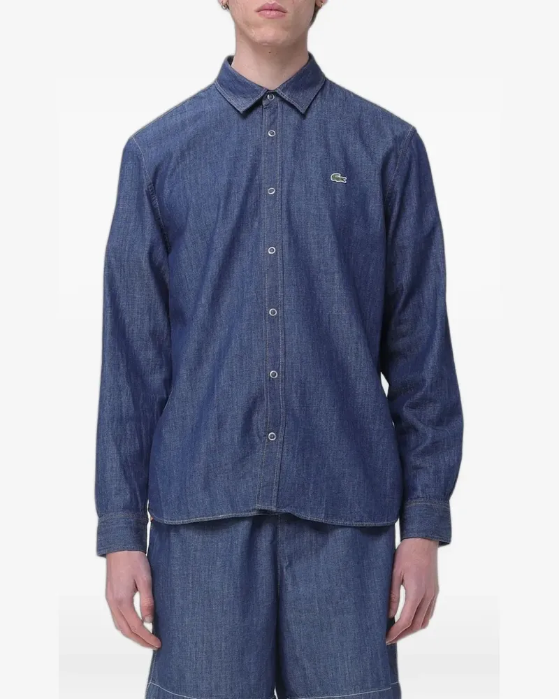 Lacoste Klassisches Hemd - Blau Blau