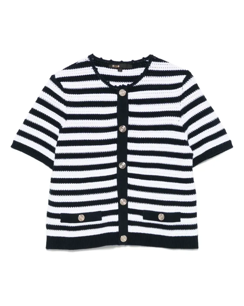 Maje Gehäkelter Cardigan - Weiß Weiß