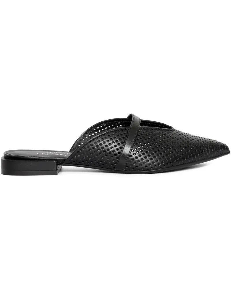 Sarah Chofakian Studio 164 Mules - Schwarz Schwarz