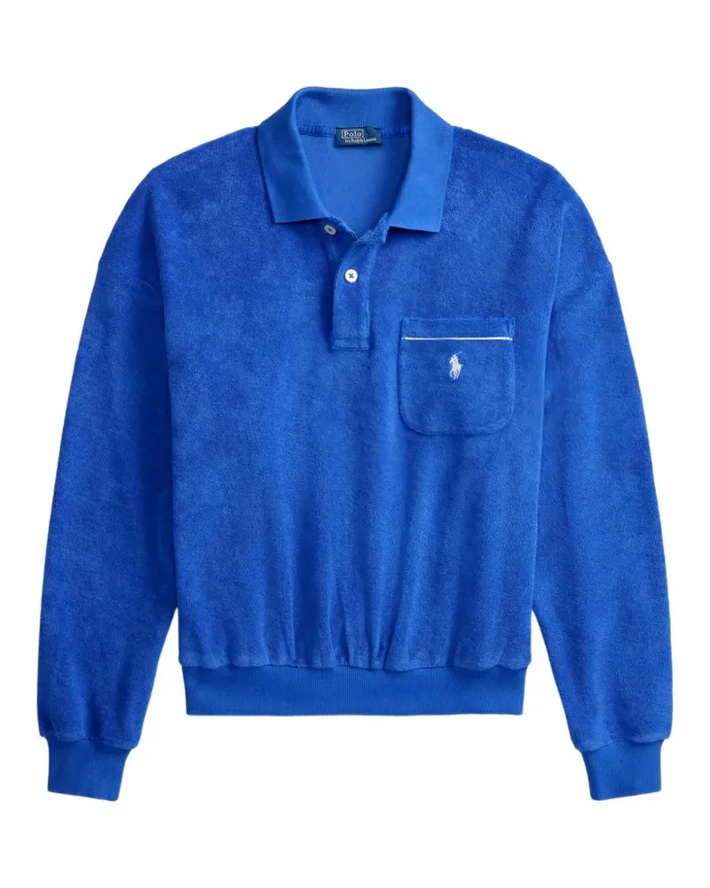 Ralph Lauren Langärmeliges Poloshirt - Blau Blau
