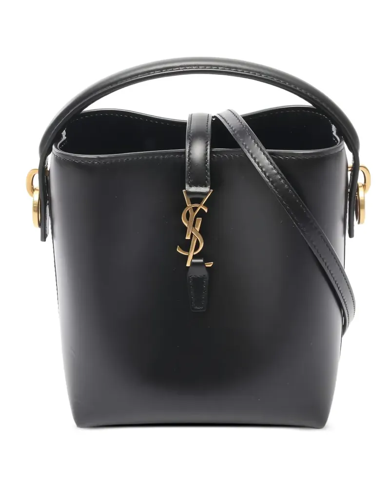Saint Laurent 20s mini leather handbag - Schwarz Schwarz