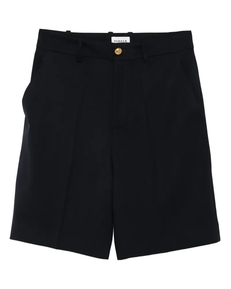 P.A.R.O.S.H. P.A.R.O H. Shorts mit Knopfverzierung - Schwarz Schwarz