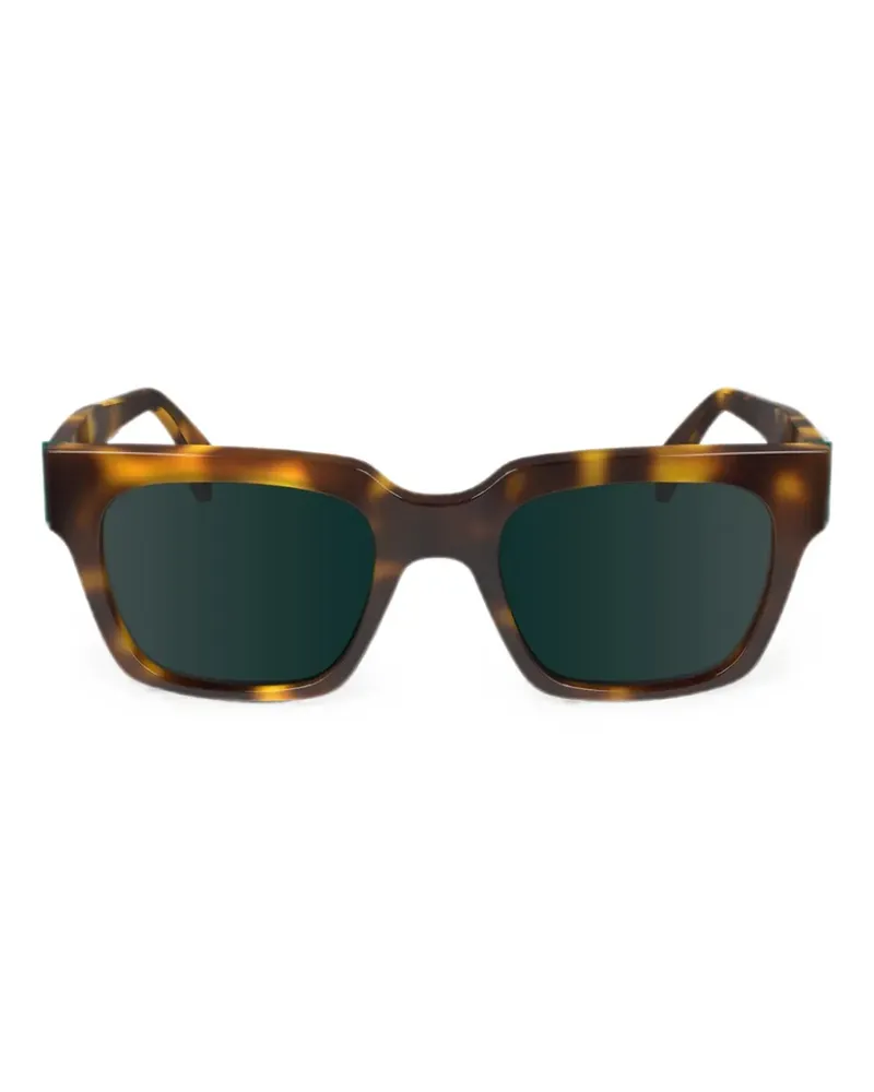 Paul Smith Eckige Kenley Sonnenbrille - Braun Braun