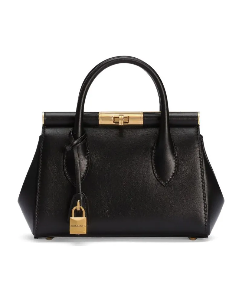 Dolce & Gabbana Marlene Frame Tote Bag - Schwarz Schwarz