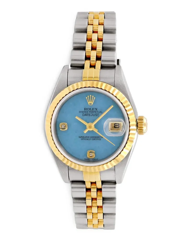 Rolex Datejust Armbanduhr 26mm - Blau Blau