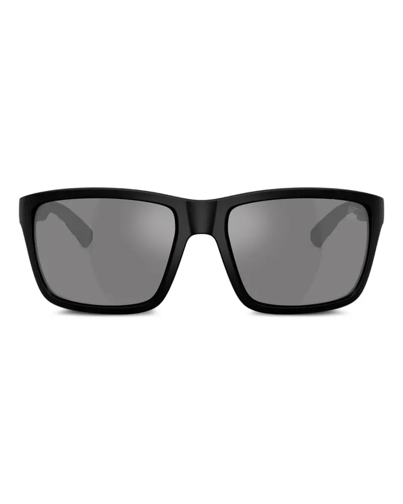Burberry Sonnenbrille mit eckigem Gestell - Schwarz Schwarz
