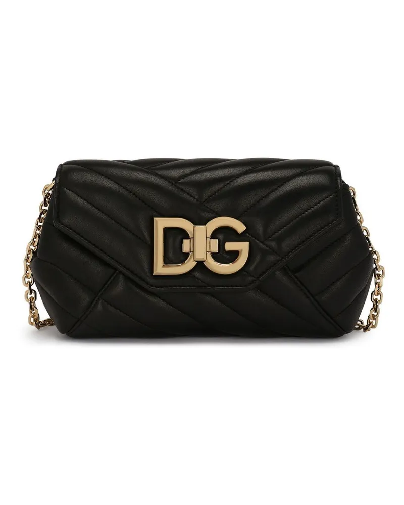 Dolce & Gabbana Kleine Umhängetasche - Schwarz Schwarz