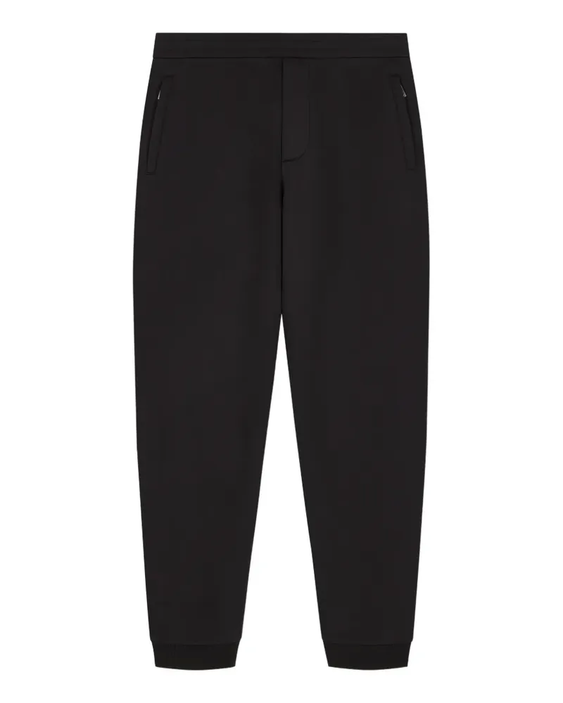 Emporio Armani Jogginghose mit Logo-Schild - Schwarz Schwarz
