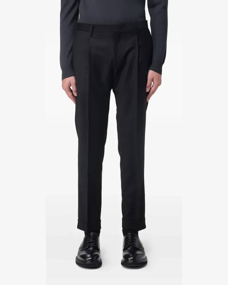 Briglia 1949 Plissierte Hose - Schwarz Schwarz