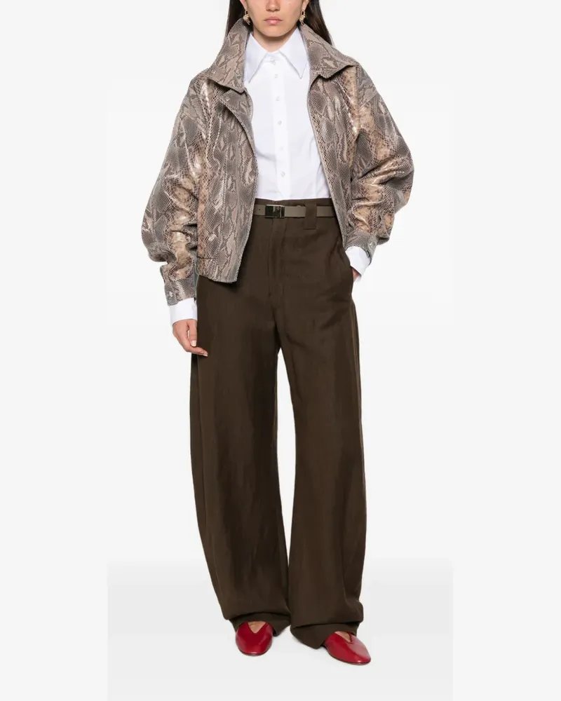 ANDIATA Coby shirt - Braun Braun