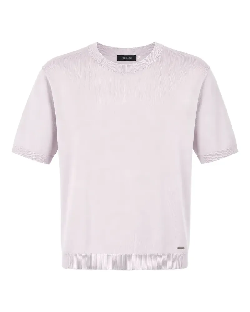Tombolini Fein gestricktes T-Shirt - Rosa Rosa