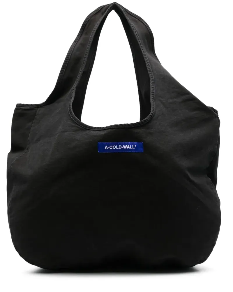 ACW* Oversized Tote Bag - Schwarz Schwarz