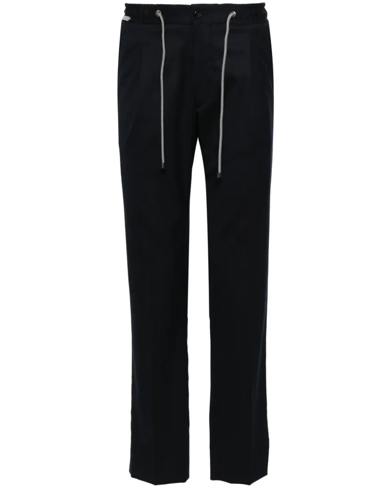 Corneliani Halbhohe Hose - Blau Blau