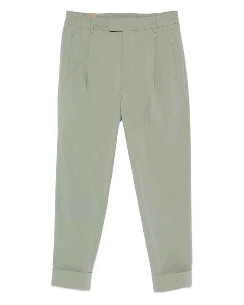HOSIO Hose mit Bundfalten - Grün Grün