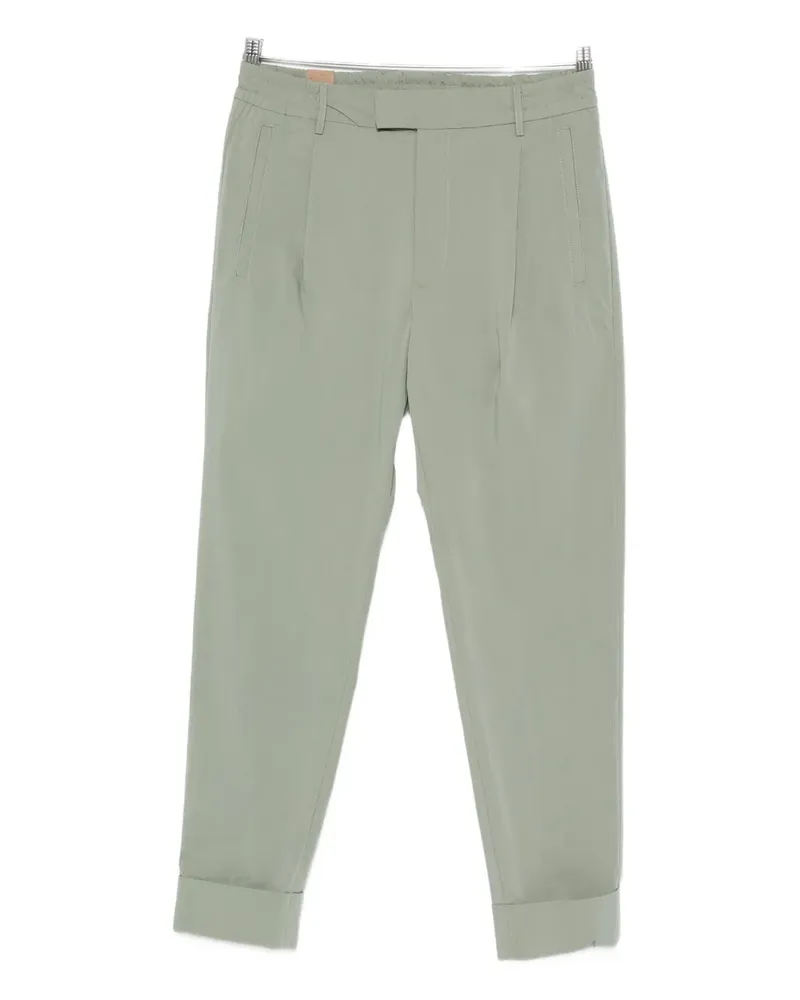 HOSIO Hose mit Bundfalten - Grün Grün