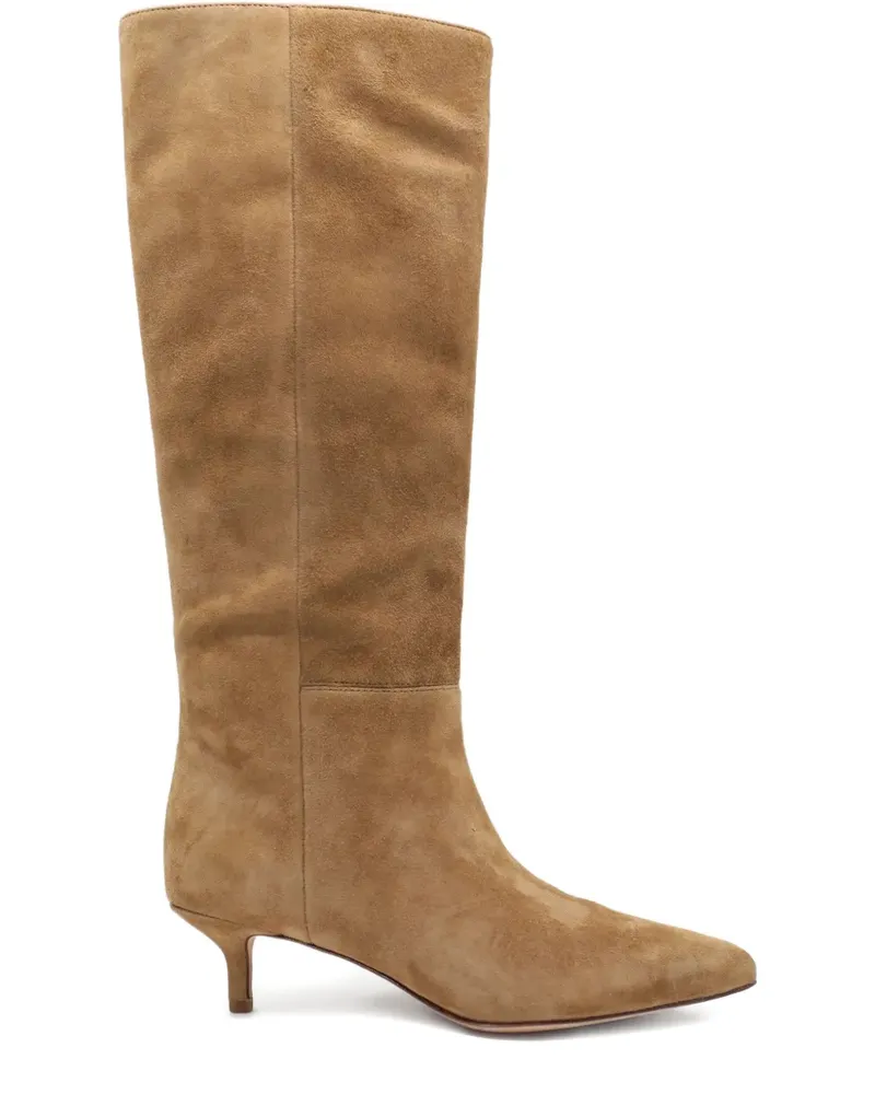 Veronica Beard Lisa Stiefel mit spitzer Kappe 45mm - Braun Braun