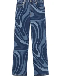 Emilio Pucci Hose mit Print Blau