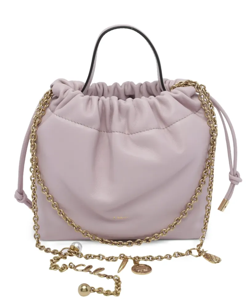 Chloé Icons charm-embellished bucket bag - Rosa Rosa