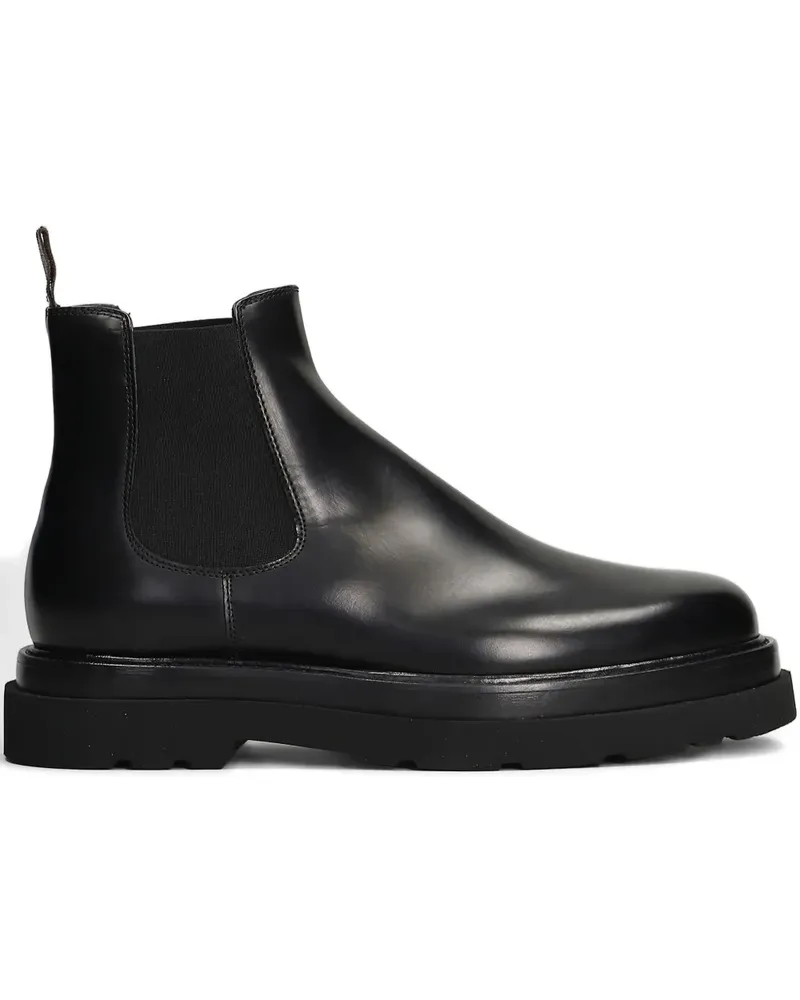Paul Smith Plateau-Stiefel mit Lasche - Schwarz Schwarz