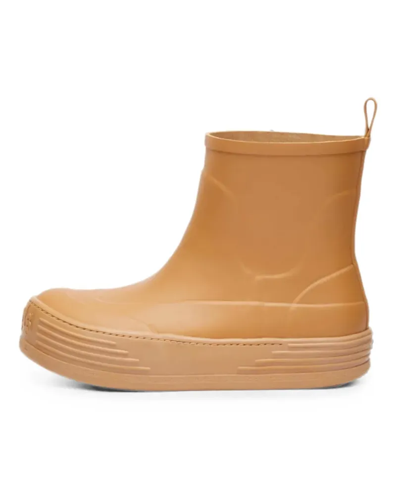 Palm Angels round-toe ankle boots - Nude Nude