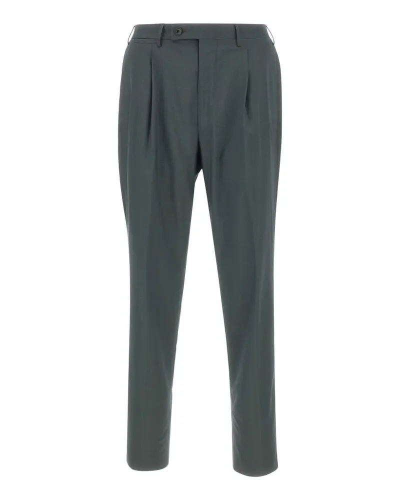 Corneliani pleated trousers - Grün Grün