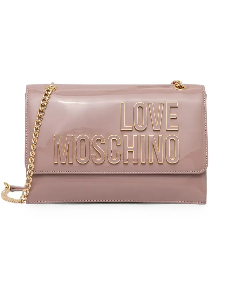 Moschino Umhängetasche mit Logo - Rosa Rosa