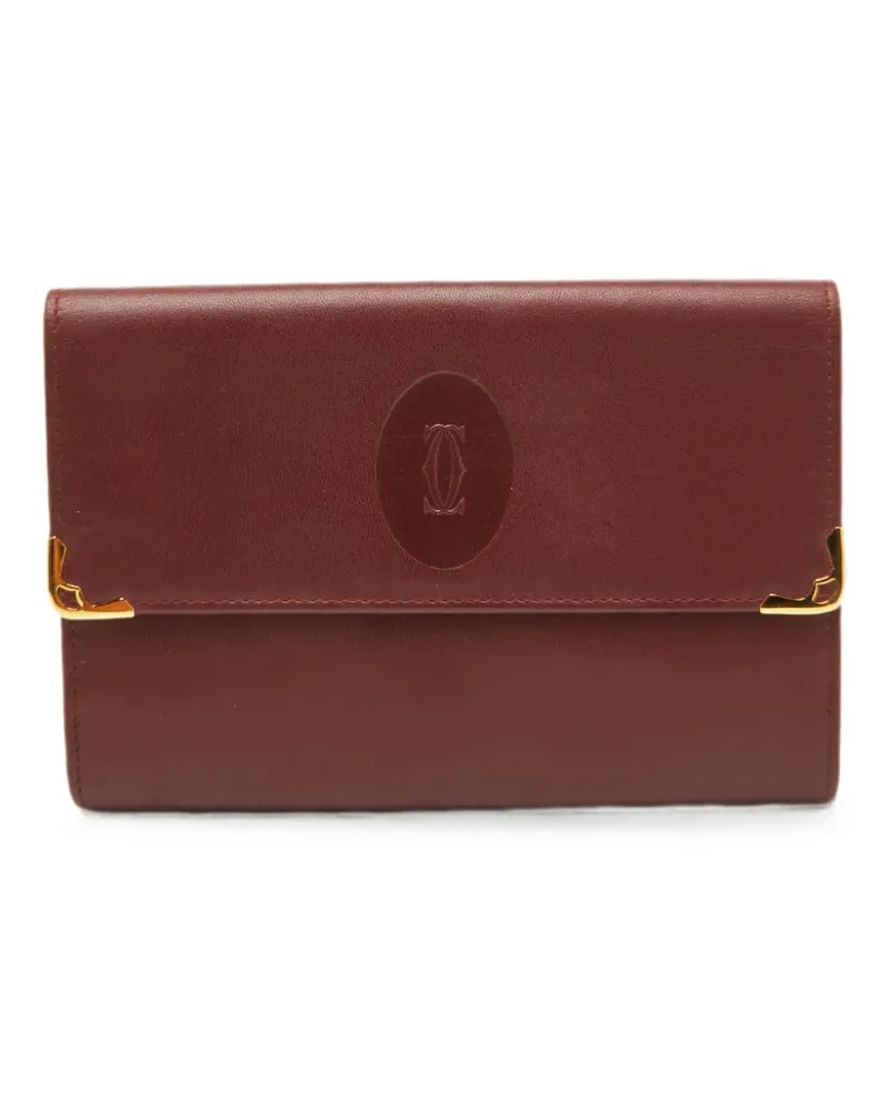 Cartier Le Must de  logo-embossed wallet - Rot Rot