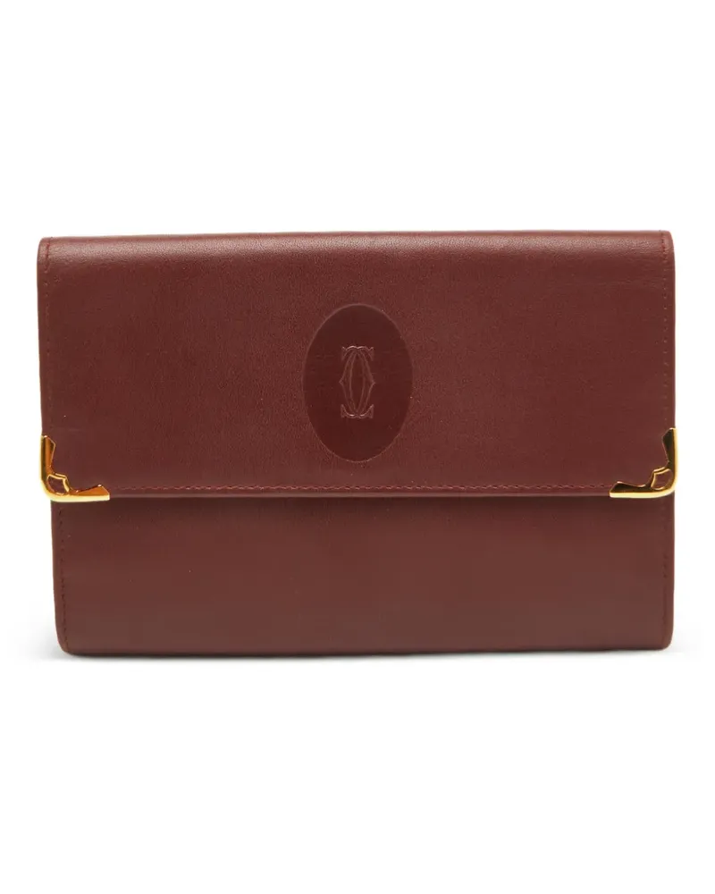 Cartier Le Must de  logo-embossed wallet - Rot Rot