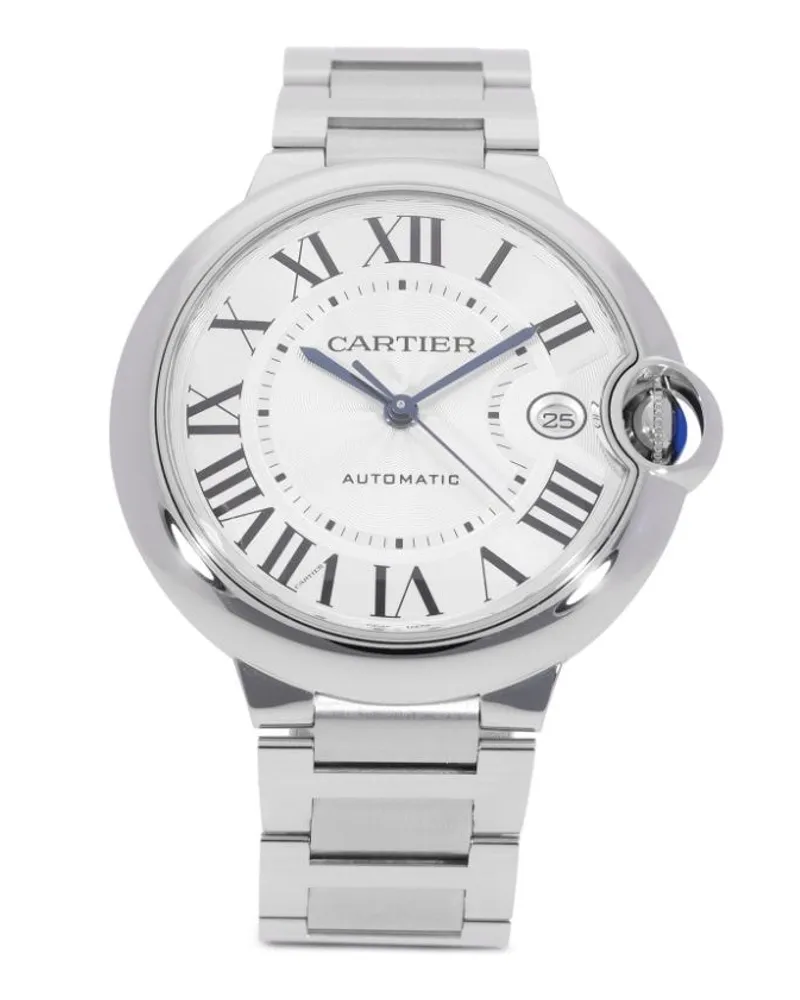 Cartier Ungetragene Ballon Bleu 40mm Silber