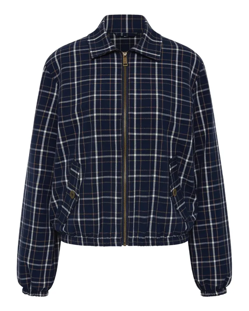 The Upside Karierte Valencia Lexi Jacke - Blau Blau