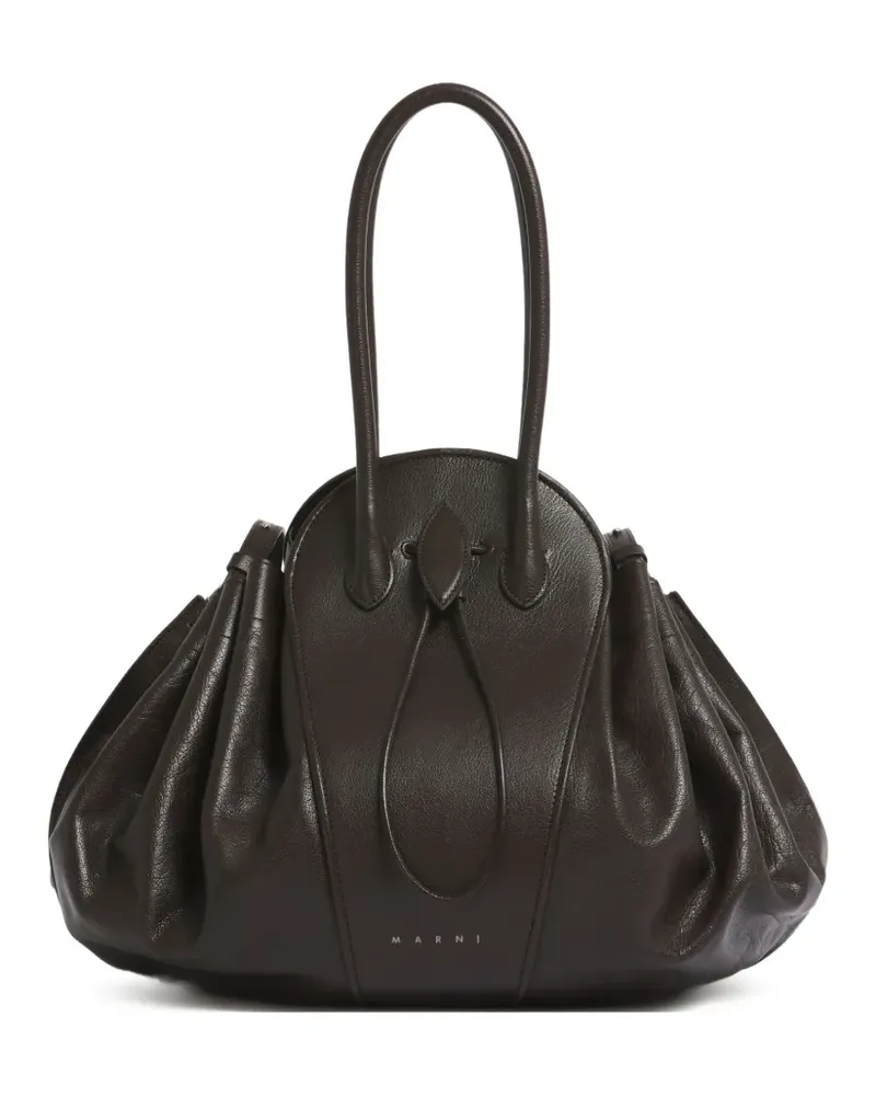 Marni Tulipea Schultertasche - Braun Braun