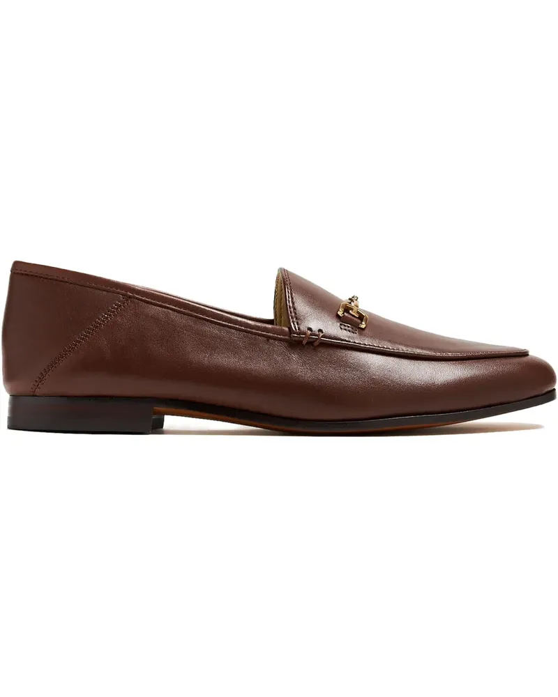 Sam Edelman chain-detail leather loafers - Braun Braun