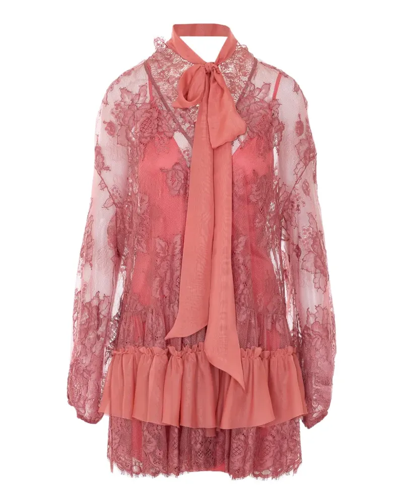 Aniye By ruffled mini dress - Rosa Rosa