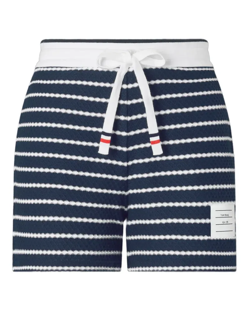 Thom Browne Gestreifte Shorts - Blau Blau