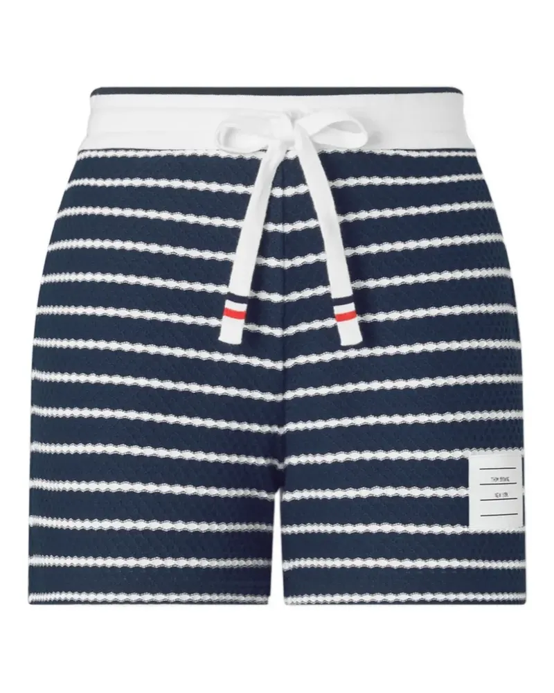 Thom Browne Gestreifte Shorts - Blau Blau