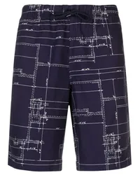 Paul Smith Shorts mit grafischem Print Blau