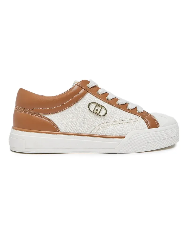 Liu Jo Sneakers mit Monogramm - Nude Nude