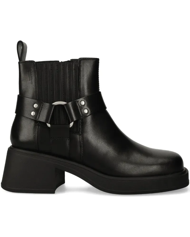 Vagabond Dorah Stiefel mit Schnallenriemen - Schwarz Schwarz