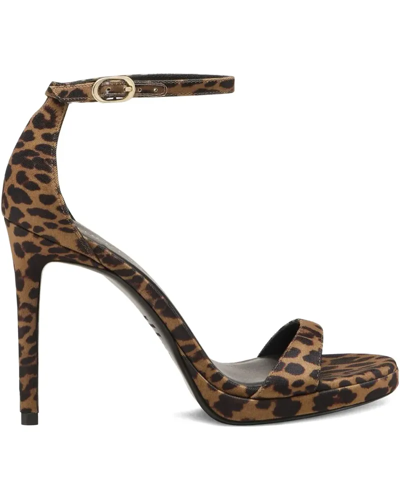 Stuart Weitzman platform ankle-strap sandals - Braun Braun
