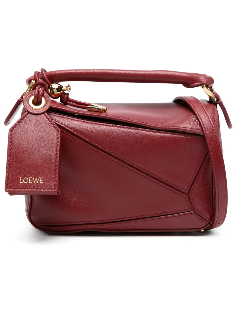 Loewe Featherlight Puzzle Mini-Tasche - Rot Rot