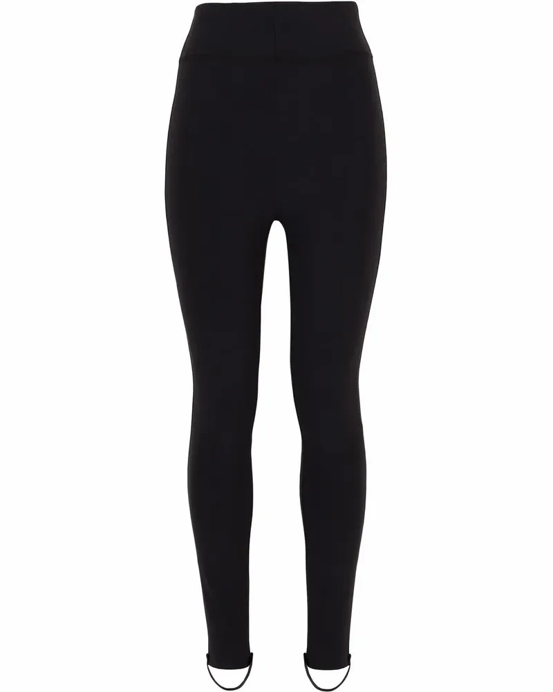Dolce & Gabbana High-Waist-Leggings mit Steg - Schwarz Schwarz