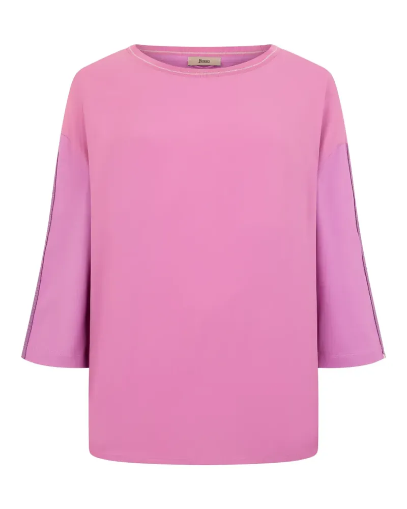 Herno three-quarter sleeve top - Rosa Rosa